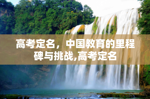 高考定名，中国教育的里程碑与挑战,高考定名