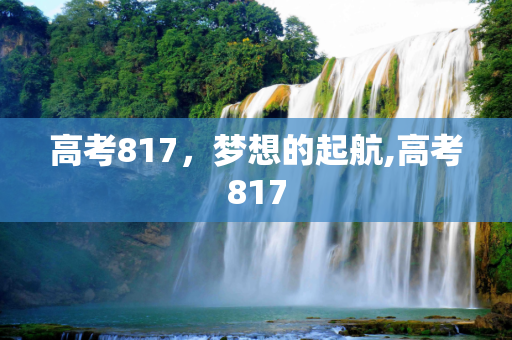 高考817，梦想的起航,高考817