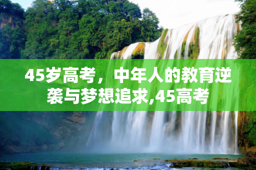 45岁高考，中年人的教育逆袭与梦想追求,45高考