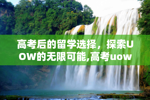 高考后的留学选择，探索UOW的无限可能,高考uow