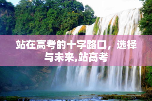 站在高考的十字路口，选择与未来,站高考