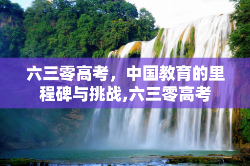 六三零高考，中国教育的里程碑与挑战,六三零高考