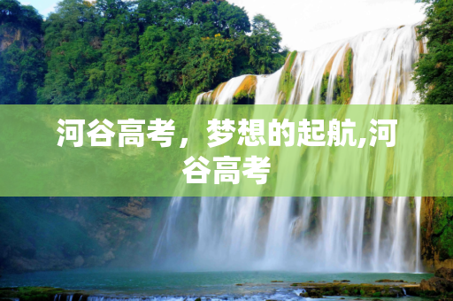 河谷高考，梦想的起航,河谷高考