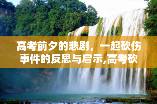 高考前夕的悲剧，一起砍伤事件的反思与启示,高考砍伤
