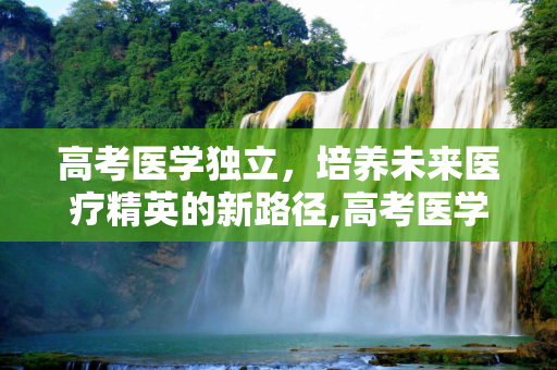 高考医学独立，培养未来医疗精英的新路径,高考医学独立
