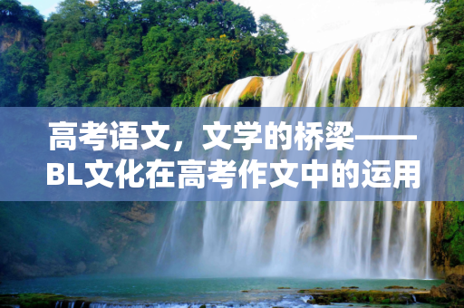 高考语文，文学的桥梁——BL文化在高考作文中的运用,bl高考文
