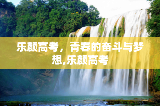 乐颜高考，青春的奋斗与梦想,乐颜高考