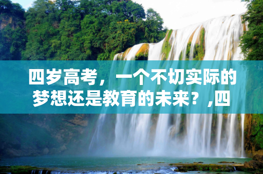 四岁高考，一个不切实际的梦想还是教育的未来？,四岁高考