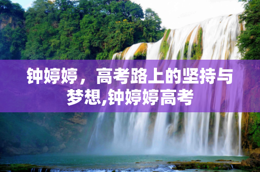 钟婷婷，高考路上的坚持与梦想,钟婷婷高考