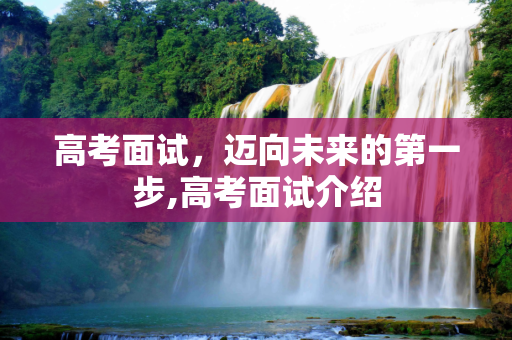高考面试，迈向未来的第一步,高考面试介绍
