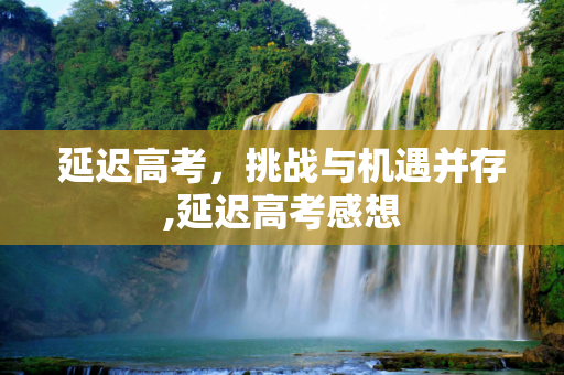 延迟高考，挑战与机遇并存,延迟高考感想