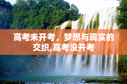高考未开考，梦想与现实的交织,高考没开考