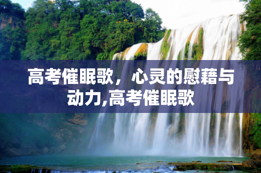 高考催眠歌，心灵的慰藉与动力,高考催眠歌