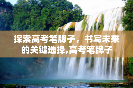 探索高考笔牌子，书写未来的关键选择,高考笔牌子