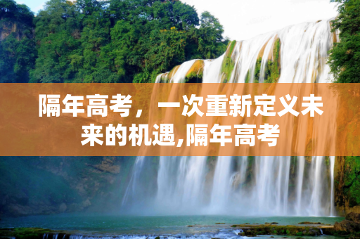 隔年高考，一次重新定义未来的机遇,隔年高考