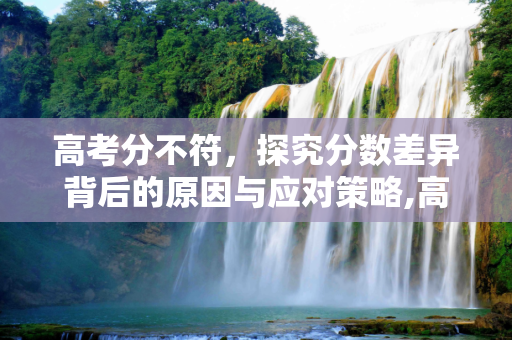 高考分不符，探究分数差异背后的原因与应对策略,高考分不符