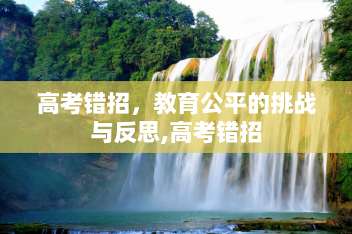 高考错招，教育公平的挑战与反思,高考错招