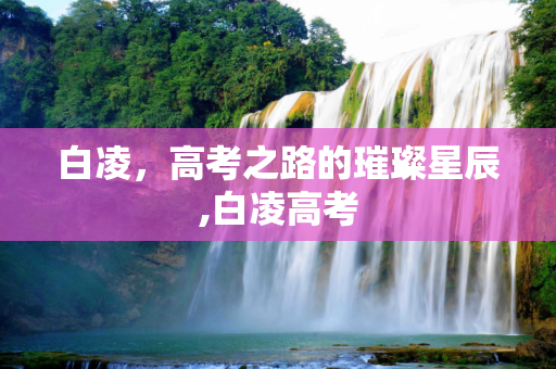 白凌，高考之路的璀璨星辰,白凌高考