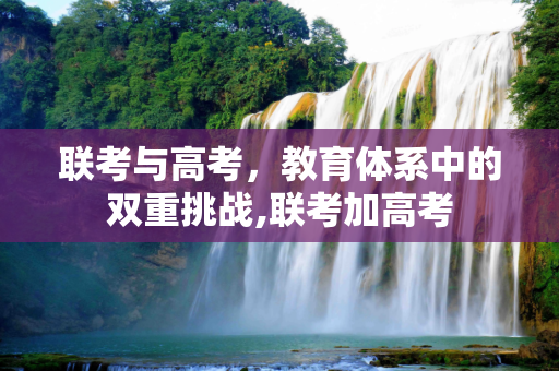 联考与高考，教育体系中的双重挑战,联考加高考