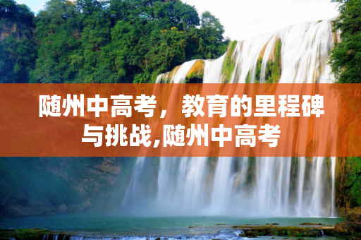 随州中高考，教育的里程碑与挑战,随州中高考