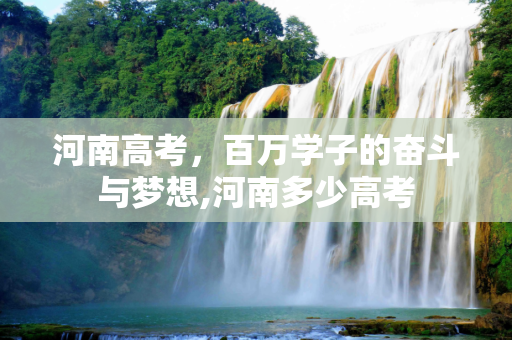 河南高考，百万学子的奋斗与梦想,河南多少高考