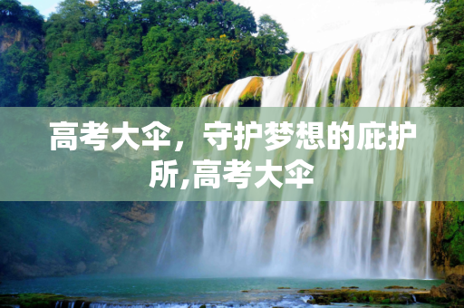 高考大伞，守护梦想的庇护所,高考大伞