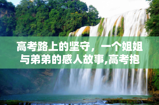 高考路上的坚守，一个姐姐与弟弟的感人故事,高考抱弟弟