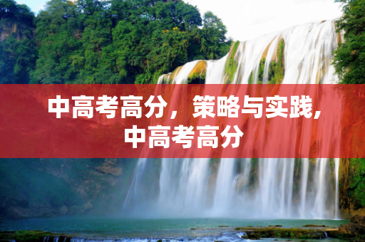 中高考高分，策略与实践,中高考高分