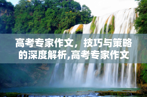 高考专家作文，技巧与策略的深度解析,高考专家作文