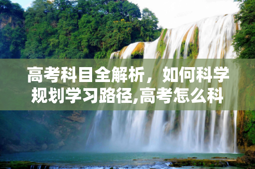 高考科目全解析，如何科学规划学习路径,高考怎么科目
