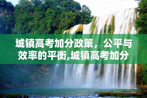 城镇高考加分政策，公平与效率的平衡,城镇高考加分