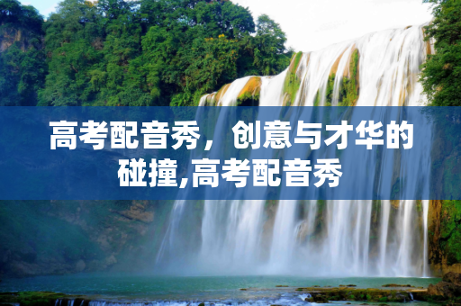高考配音秀，创意与才华的碰撞,高考配音秀