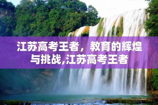 江苏高考王者，教育的辉煌与挑战,江苏高考王者