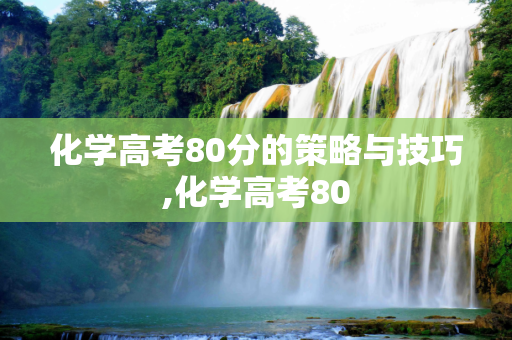 化学高考80分的策略与技巧,化学高考80