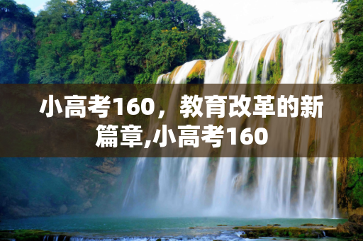 小高考160，教育改革的新篇章,小高考160