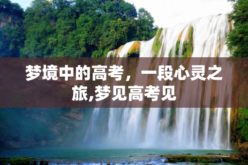 梦境中的高考，一段心灵之旅,梦见高考见