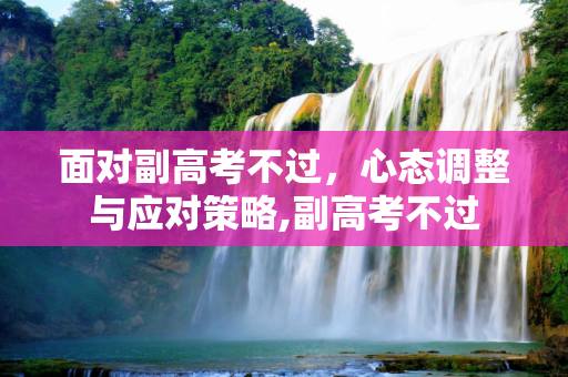 面对副高考不过，心态调整与应对策略,副高考不过