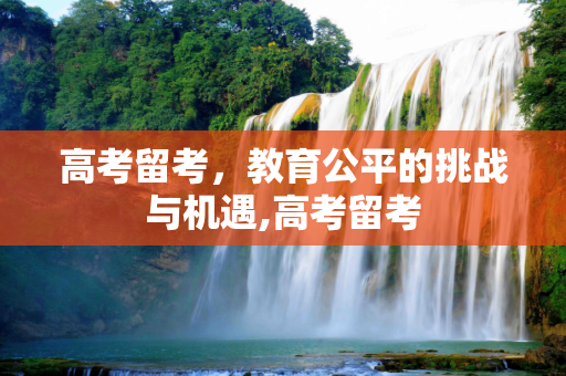 高考留考，教育公平的挑战与机遇,高考留考