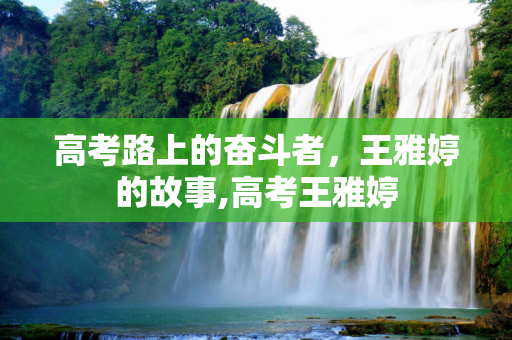 高考路上的奋斗者，王雅婷的故事,高考王雅婷
