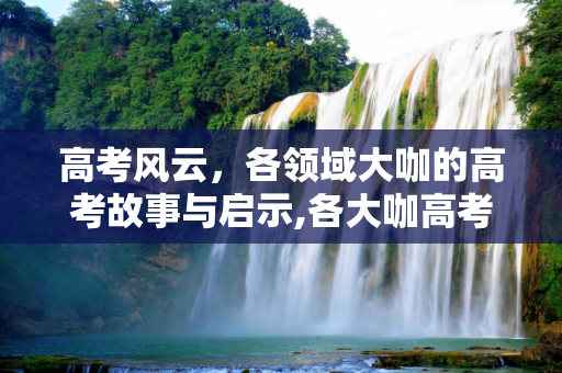 高考风云，各领域大咖的高考故事与启示,各大咖高考