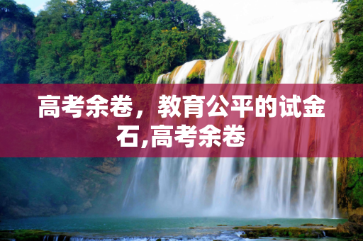 高考余卷，教育公平的试金石,高考余卷