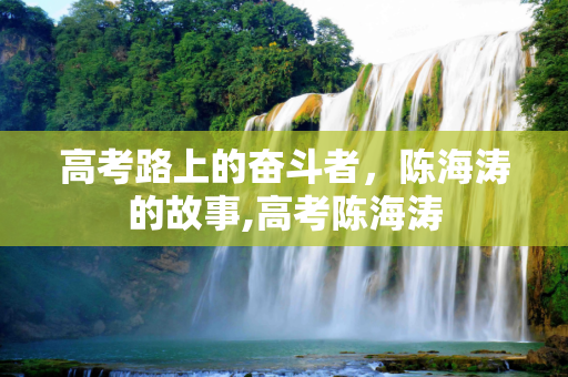 高考路上的奋斗者，陈海涛的故事,高考陈海涛