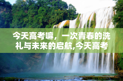 今天高考嘛，一次青春的洗礼与未来的启航,今天高考嘛