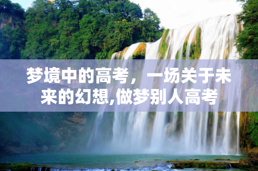 梦境中的高考，一场关于未来的幻想,做梦别人高考