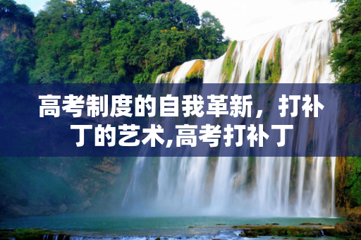 高考制度的自我革新，打补丁的艺术,高考打补丁