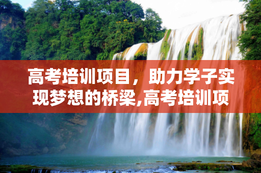高考培训项目，助力学子实现梦想的桥梁,高考培训项目