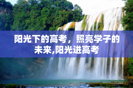 阳光下的高考，照亮学子的未来,阳光进高考