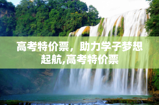 高考特价票，助力学子梦想起航,高考特价票