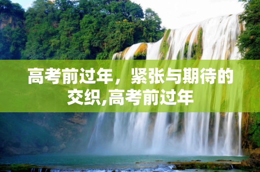 高考前过年，紧张与期待的交织,高考前过年
