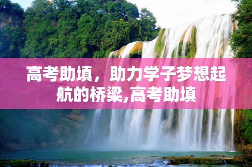 高考助填，助力学子梦想起航的桥梁,高考助填
